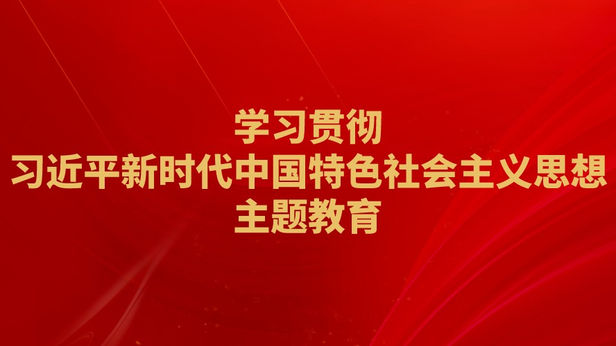 学习贯彻习近平新时代中国特色社会主义思想主题教育