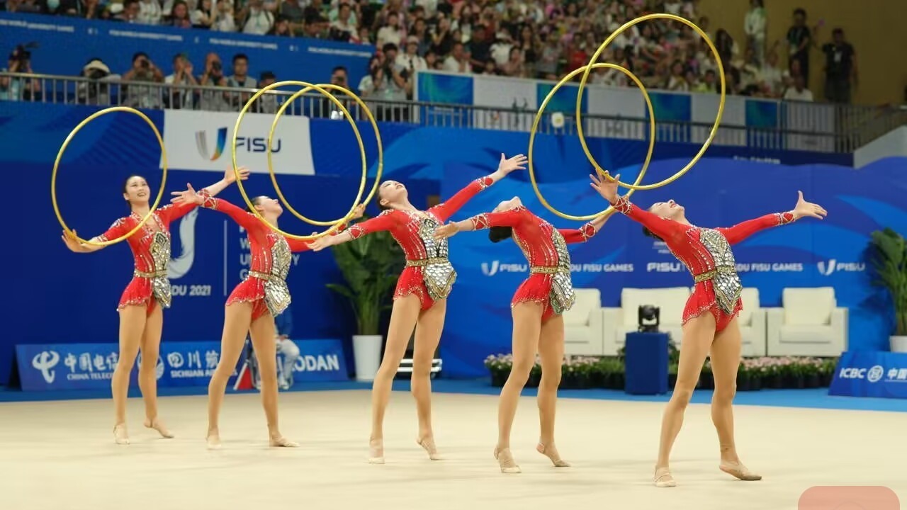 天府融媒看大运｜2金1银！中国大学生艺术体操队结束大运会之旅