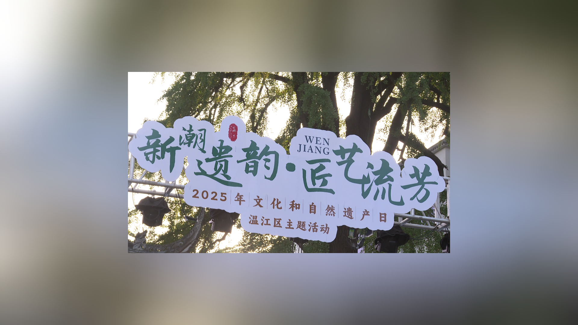  “新潮遗韵·匠艺流芳”2025年文化和自然遗产日温江区主题活动举行