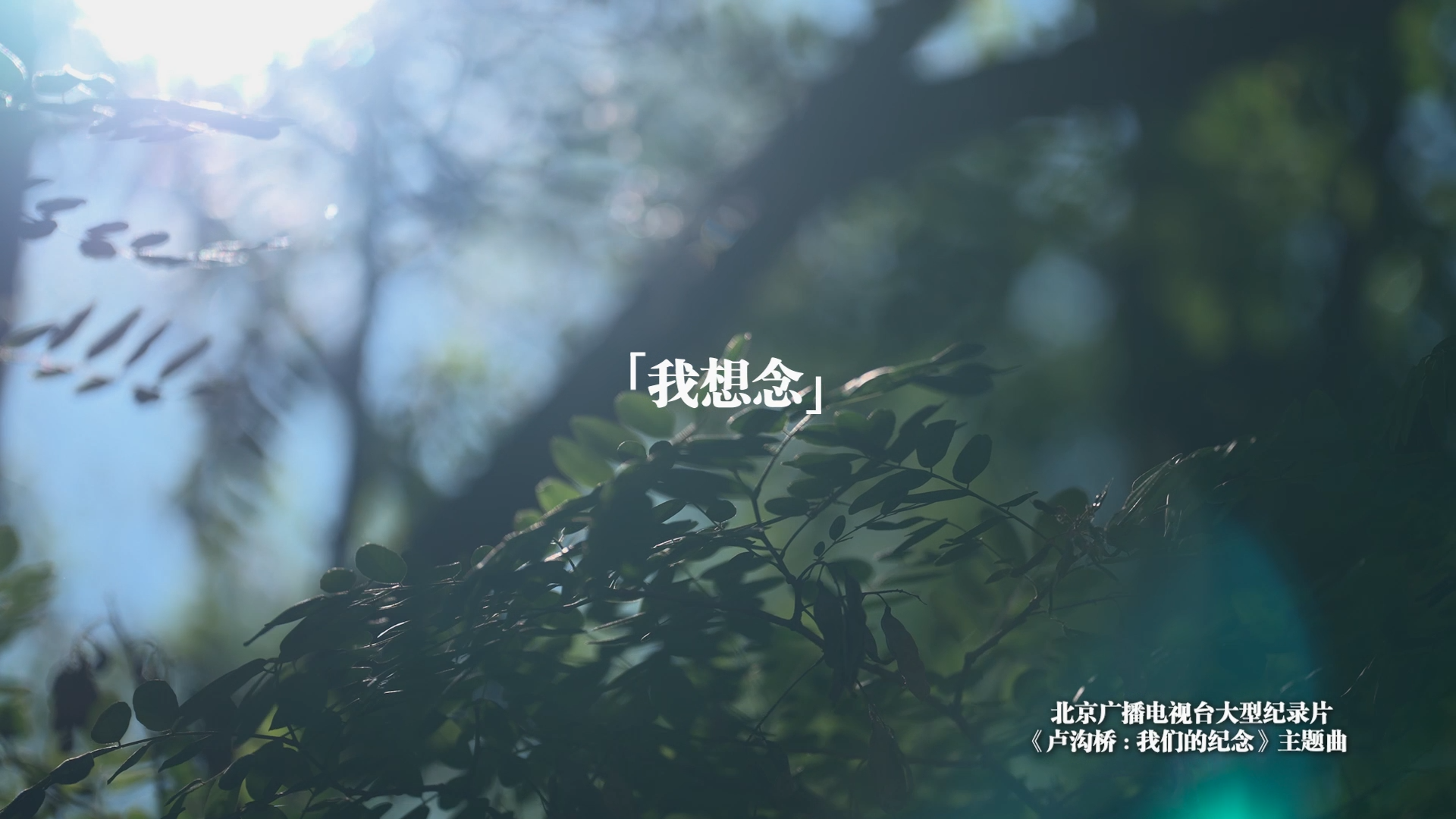 北京广播电视台大型纪录片《卢沟桥:我们的纪念》主题曲