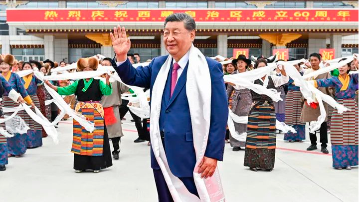 总书记来西藏了！一起来看高清大图