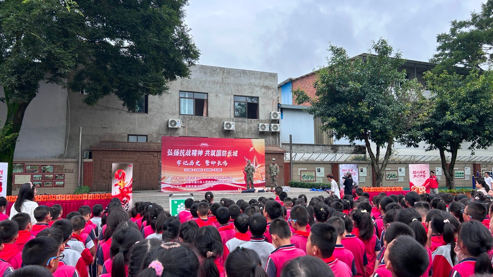 金马街道：弘扬抗战精神 共筑国防长城