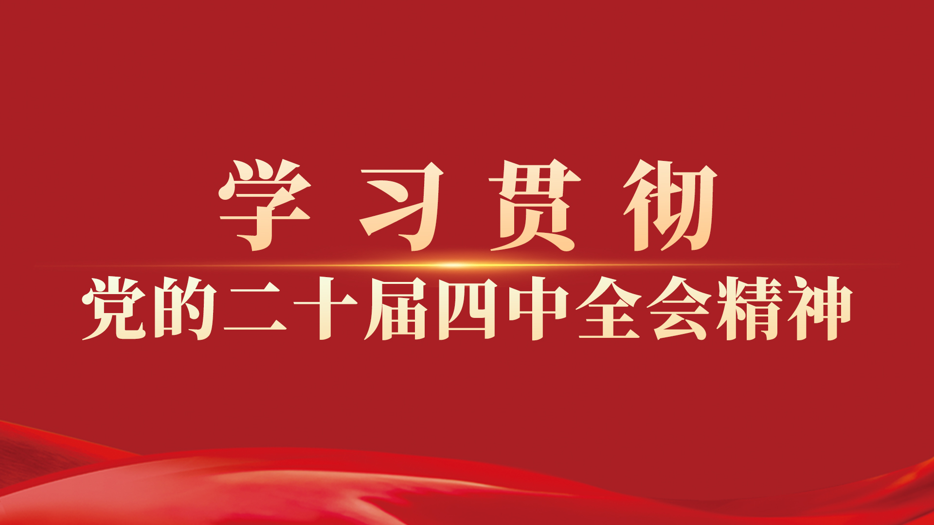 学习贯彻党的二十届四中全会精神