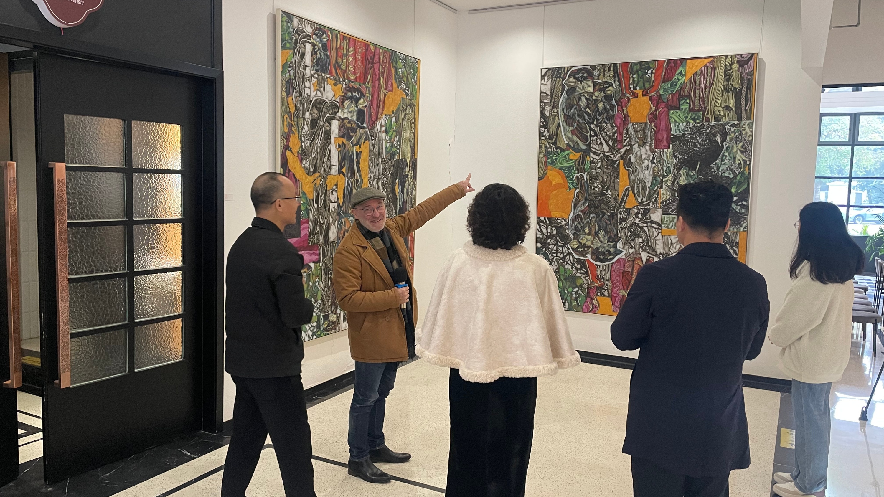 以画为桥促交流，“文化引‘侨’,‘联’谊中法”艺术交流活动举行