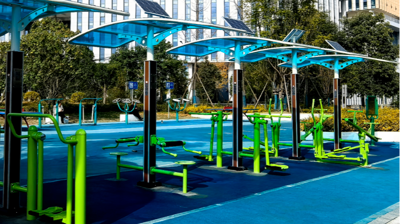 下楼就开练！温江上新4个便民健身点