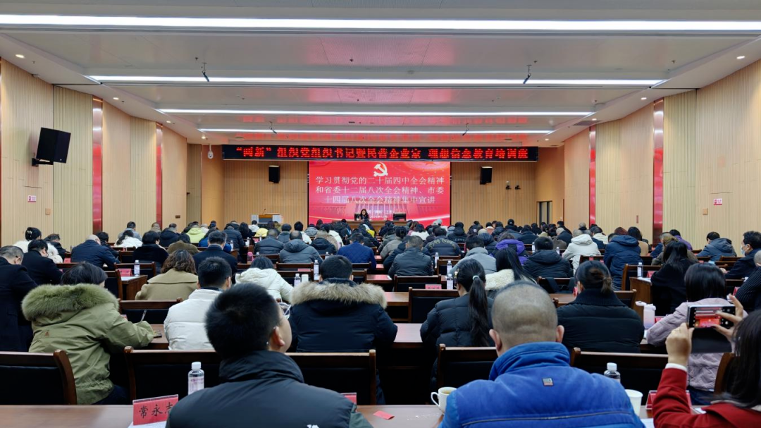 学习贯彻党的二十届四中全会精神区委宣讲团第十五分团举行首场宣讲报告会