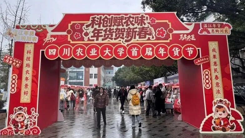 一站式打包“温江年味”！百余款“温江造”进校园受热捧～