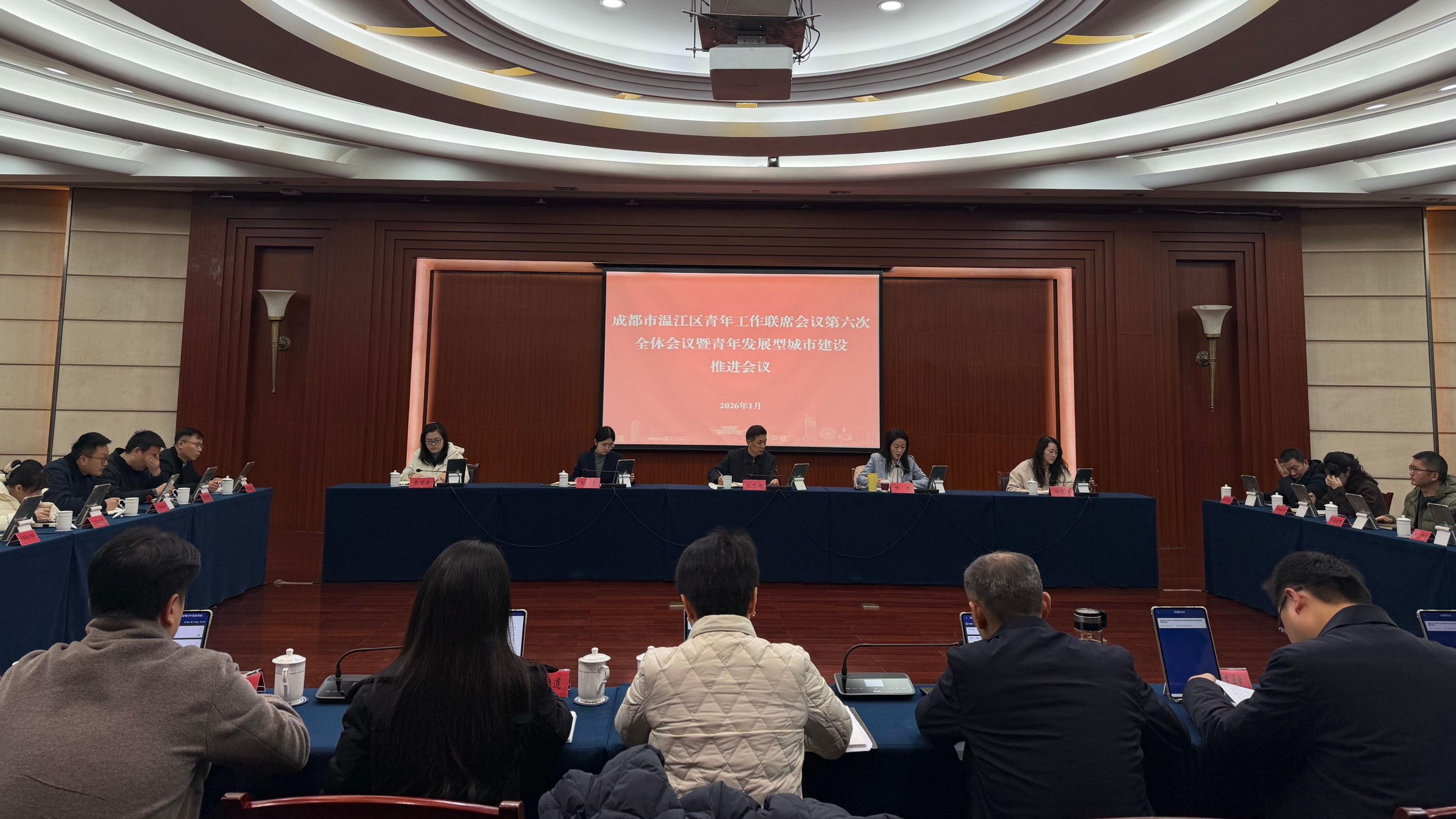 温江区青年工作联席会议第六次全体会议暨青年发展型城区建设推进会召开