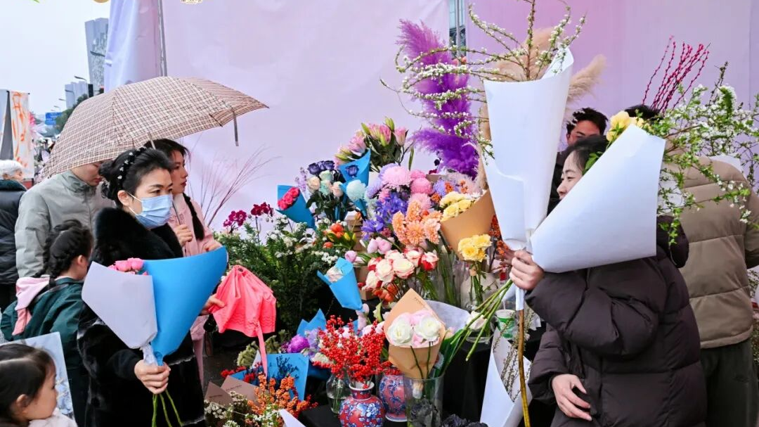 金温江年宵花市，藏着新春最浪漫的打开方式～