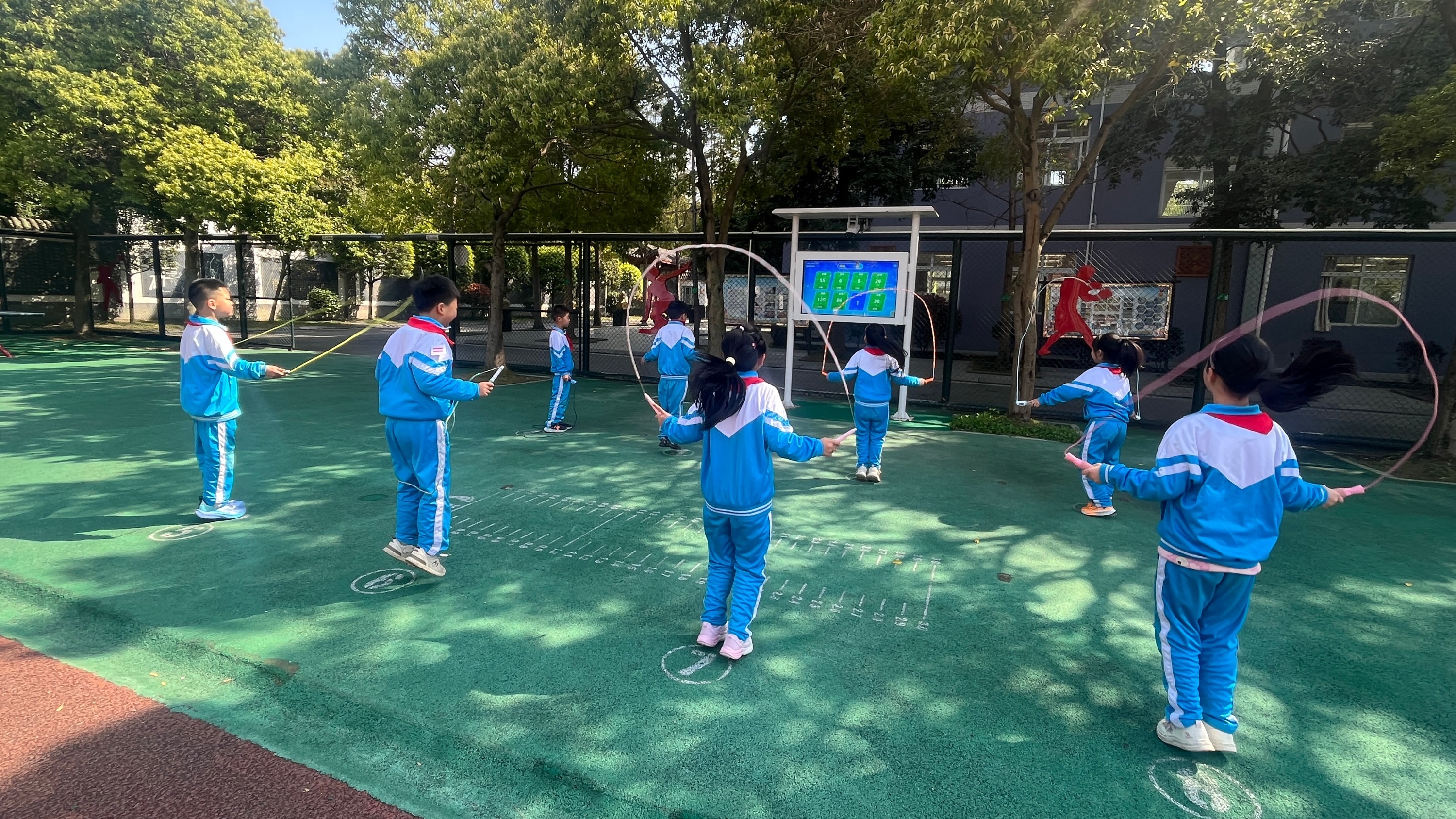 科技感拉满！金马学校“数智操场”上线