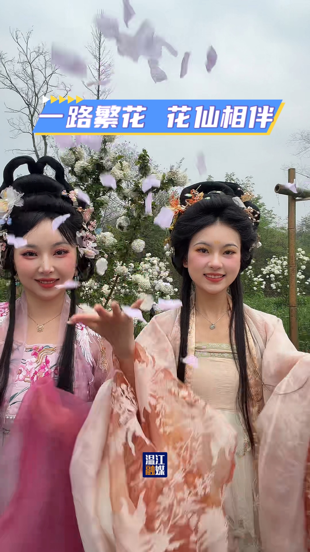 温江村跑直击｜一路繁花 花仙相伴~